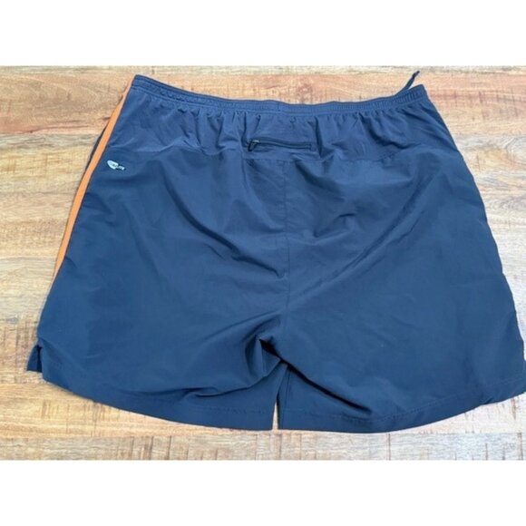 Adidas Mens Athletic Shorts Black Dark Grey Orange Response Logo Climalite 2XL - Picture 7 of 14